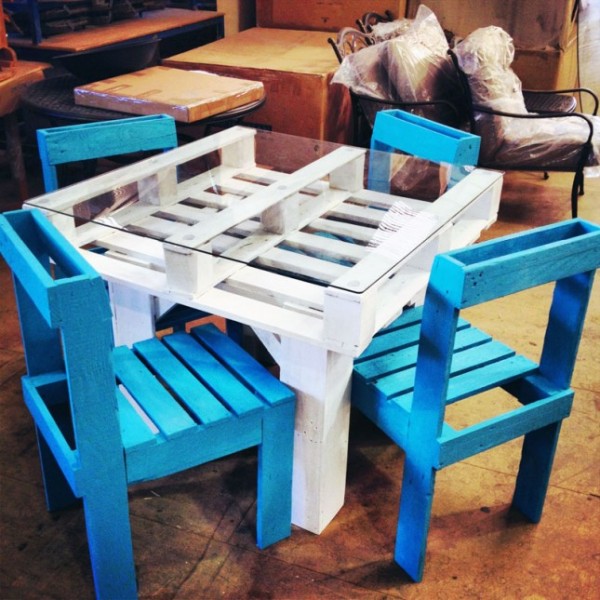 Dining Set from Recycled Pallets