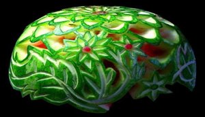 Fine-carved-watermelon