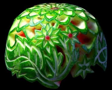 Fine-carved-watermelon