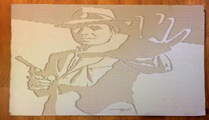 celebrity-portraits-carved-into-corrugated-cardboard-humphrey-bogart1