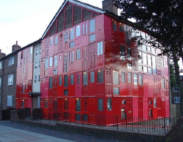 Red House with Salvaged Doors in Liverpool Architecture + Interiors Red House with Salvaged Doors in Liverpool Architecture + Interiors