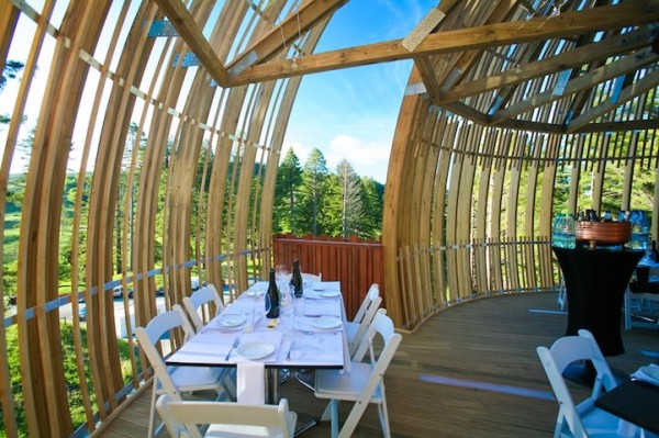 Stunning Tree House Restaurant Suspended 130-feet Above Ground Architecture + Interiors 