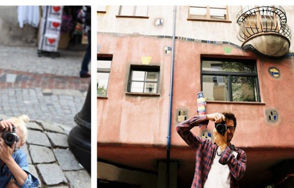 Lens between Us: Couple Documents Their Travels with Simultaneous Portraits of Each Other Photography Lens between Us: Couple Documents Their Travels with Simultaneous Portraits of Each Other Photography