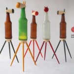 Beer bottles animals 01