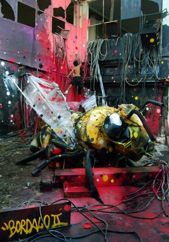 Trash turned into Street Art by Artur Bordalo Street Art 