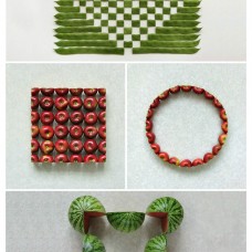 Geometric Food Art by Sakir Gökçebag