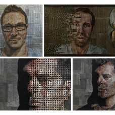 Painted Screw Portraits by Andrew Myers