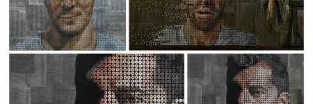 Painted Screw Portraits by Andrew Myers Painted Screw Portraits by Andrew Myers