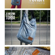 City Bag with old and Recycled Jeans