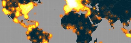 #JeSuisCharlie geotagged tweets
