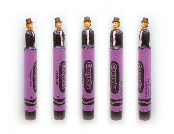 Pop-culture Characters From Carved Wax Crayons By Hoang Tran Art + Graphics 