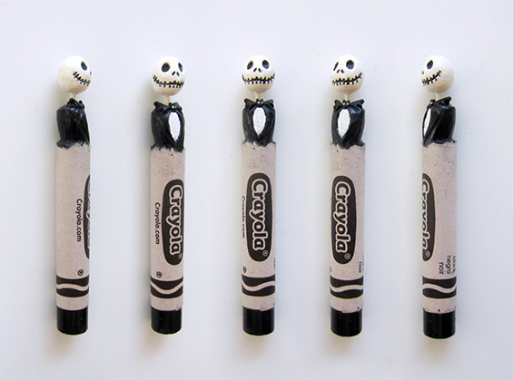 Pop-culture Characters From Carved Wax Crayons By Hoang Tran Art + Graphics 