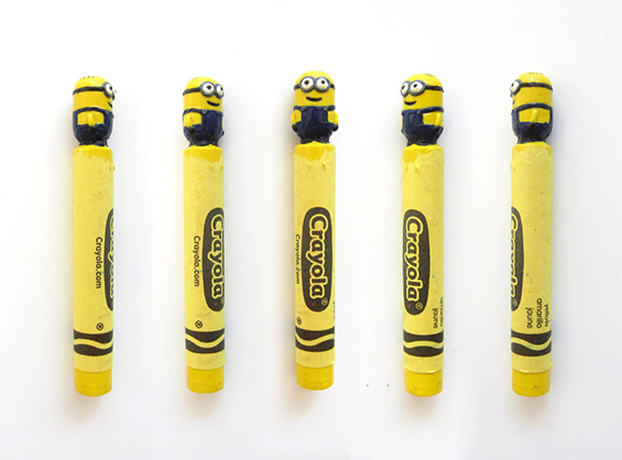 Pop-culture Characters From Carved Wax Crayons By Hoang Tran Art + Graphics 