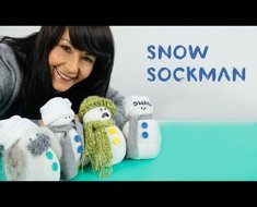 sock-snowman