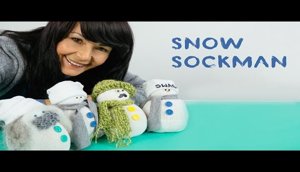 sock-snowman