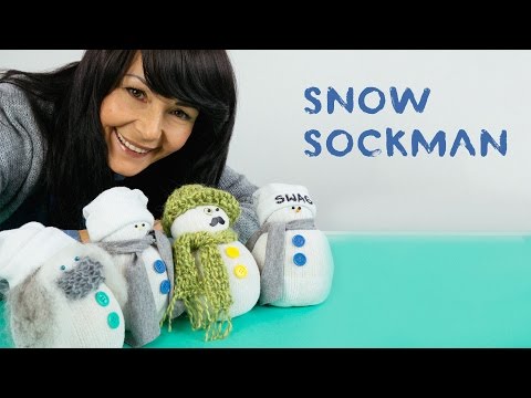 sock-snowman