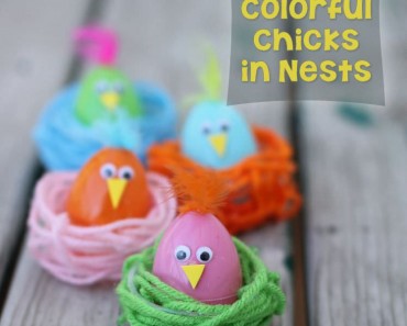 DIY-Easter-Chick-in-a-Nest-Craft