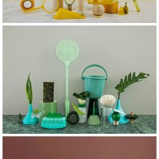 Photos of Junk Shop Objects Arranged by Color