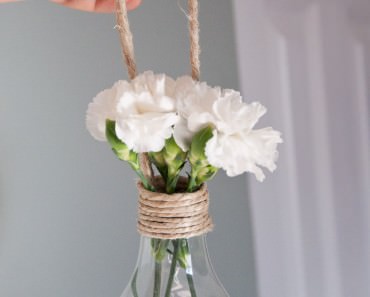 Nice Hanging Light Bulb Vase Decorations