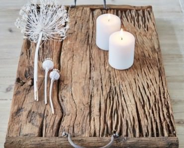 Rustic Reclaimed Wood Tray