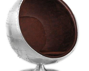Vintage Aviator Aluminium Egg Chair
