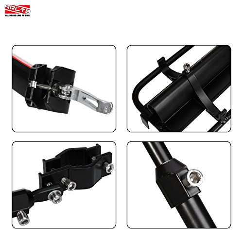 Arltb Aluminum Alloy Bike Carrier Rack Adjustable 110 L… Bike
