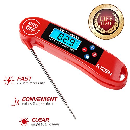 Kizen Instant Read Meat Thermometer – Best Super Fast T… Creative Fooding