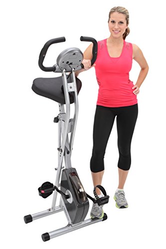 Exerpeutic Folding Magnetic Upright Exercise Bike with … Bike