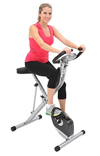 Exerpeutic Folding Magnetic Upright Exercise Bike with … Bike