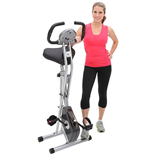 Exerpeutic Folding Magnetic Upright Exercise Bike with … Bike